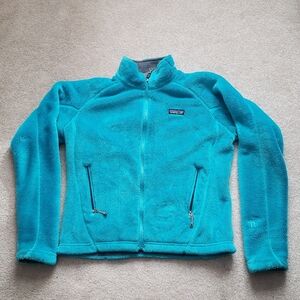 Patagonia Turquoise R4 Fleece Jacket, Size S